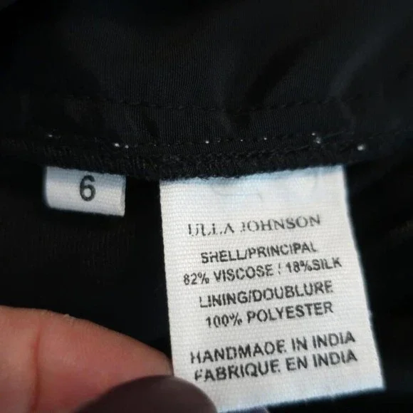 Ulla Johnson Jumpsuit Sabine Black Velvet Size 6 Long Sleeve V-Neck NEW - Picture 7 of 8